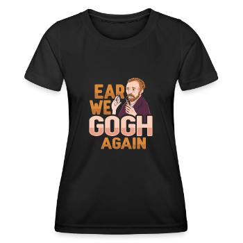 Van Gogh Art Lovers - Women's Functional T-Shirt - black - Front - AI Model Female 172 light (172cm)