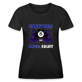Eighters Gonna Eight Champion Squid - Frauen Funktions-T-Shirt - Schwarz - Vorne - AI Model Female 172 light (172cm)