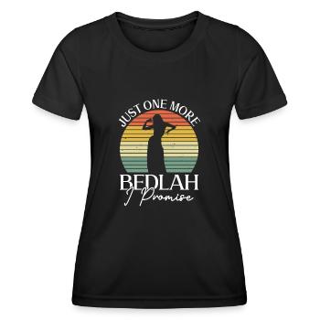 Bedlah Danse du ventre Danseuse du ventre Danseuse - T-shirt sport Femme - noir - Devant - AI Model Female 172 light (172cm)