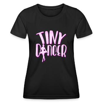 Tiny dancer, ballet dancing - Women's Functional T-Shirt - black - Front - AI Model Female 172 light (172cm)