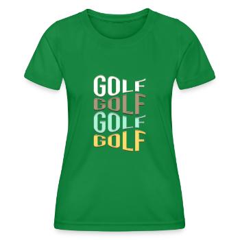 golfe - T-shirt sport Femme - vert - Devant - AI Model Female 172 dark (172cm)