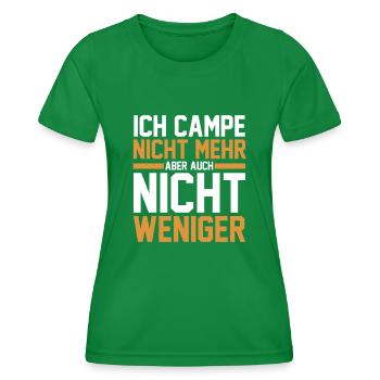 Wohnmobil Wohnwagen Caravan Camper Camping - Frauen Funktions-T-Shirt - Kelly Green - Vorne - AI Model Female 172 dark (172cm)