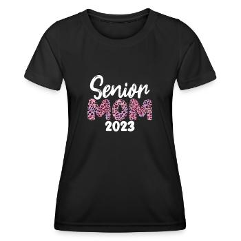 Mère âgée 2023 - T-shirt sport Femme - noir - Devant - AI Model Female 172 light (172cm)