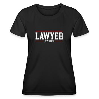 Avocat 2023 - T-shirt sport Femme - noir - Devant - AI Model Female 172 light (172cm)