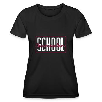 School accompaniment School counselling School companions - Women's Functional T-Shirt - black - Front - AI Model Female 172 light (172cm)