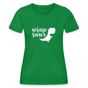 Wino Saur - Frauen Funktions-T-Shirt - Kelly Green - Vorne - AI Model Female 172 dark (172cm)