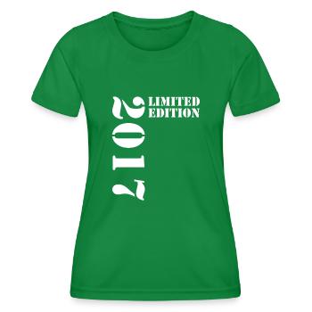 2017 Édition Limitée Anniversaire Cadeau Décoration - T-shirt sport Femme - vert - Devant - AI Model Female 172 dark (172cm)