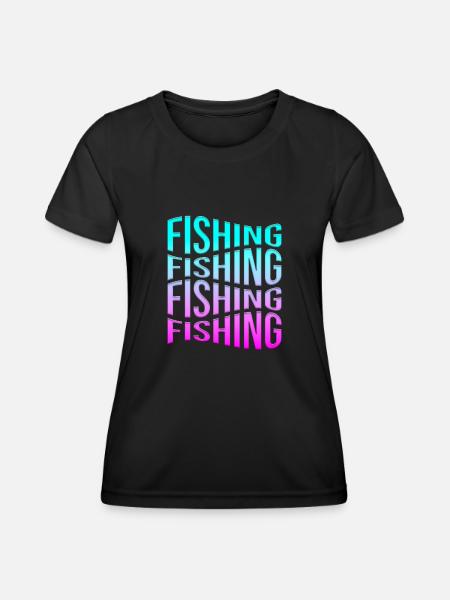 Angling - Women's Functional T-Shirt - black