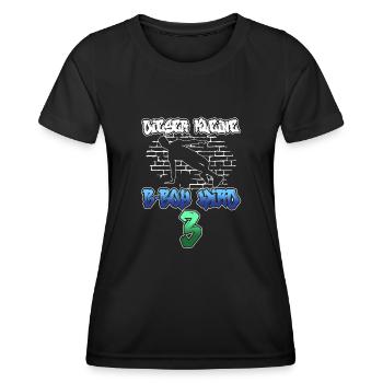 Dieser Kleine B-Boy Wird 3 - Breakdance - Frauen Funktions-T-Shirt - Schwarz - Vorne - AI Model Female 172 light (172cm)