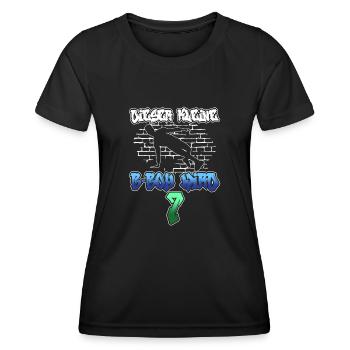 Dieser Kleine B-Boy Wird 7 - Breakdance - Frauen Funktions-T-Shirt - Schwarz - Vorne - AI Model Female 172 light (172cm)