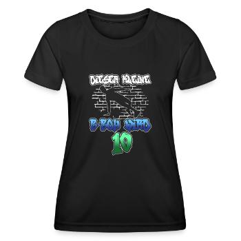 Dieser Kleine B-Boy Wird 10 - Breakdance - Frauen Funktions-T-Shirt - Schwarz - Vorne - AI Model Female 172 light (172cm)