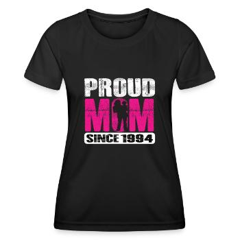 Proud Mom Since 1994 - Women's Functional T-Shirt - black - Front - AI Model Female 172 light (172cm)