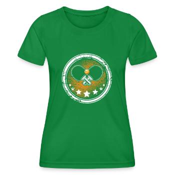 Ping-pong - T-shirt sport Femme - vert - Devant - AI Model Female 172 dark (172cm)