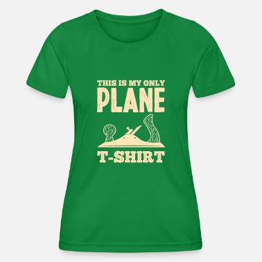 Hobel Schreiner gioco di parole Maglietta sportiva per donna