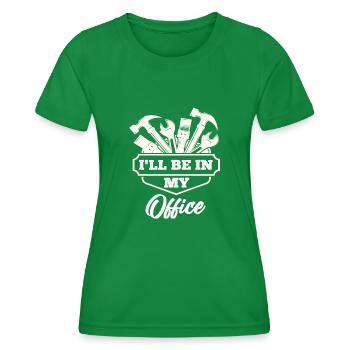 Charpentier - T-shirt sport Femme - vert - Devant - AI Model Female 172 dark (172cm)