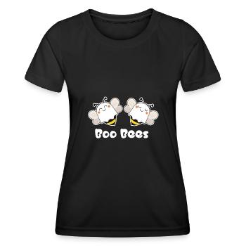 Boo Bees - Frauen Funktions-T-Shirt - Schwarz - Vorne - AI Model Female 172 light (172cm)