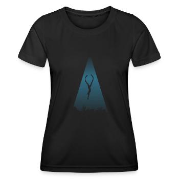 Divers Dive Deep - Women's Functional T-Shirt - black - Front - AI Model Female 172 light (172cm)