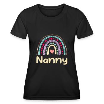 Kinder Kita Ich bin eine Tagesmutter - Frauen Funktions-T-Shirt - Schwarz - Vorne - AI Model Female 172 light (172cm)