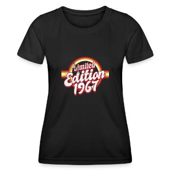 Limited Edition 1967 Vintage - Women's Functional T-Shirt - black - Front - AI Model Female 172 light (172cm)