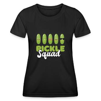 Pickle Squad - T-shirt sport Femme - noir - Devant - AI Model Female 172 light (172cm)