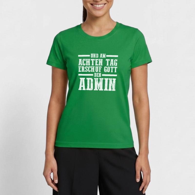 Informatiker Programmierer Bier Admin Administrato Frauen Funktions-T-Shirt