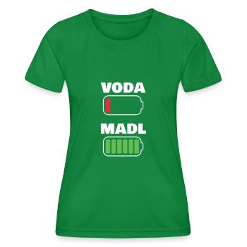 Voda Madl - Frauen Funktions-T-Shirt - Kelly Green - Vorne - AI Model Female 172 dark (172cm)