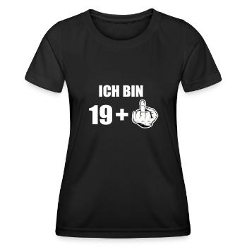 20 Geburtstag - Frauen Funktions-T-Shirt - Schwarz - Vorne - AI Model Female 172 light (172cm)