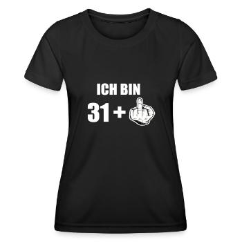 32 Geburtstag - Frauen Funktions-T-Shirt - Schwarz - Vorne - AI Model Female 172 light (172cm)