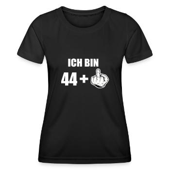 45 Geburtstag - Frauen Funktions-T-Shirt - Schwarz - Vorne - AI Model Female 172 light (172cm)