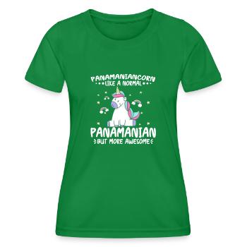 Maïs panaméen normal plus génial - T-shirt sport Femme - vert - Devant - AI Model Female 172 dark (172cm)