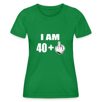 41 Geburtstag - Frauen Funktions-T-Shirt - Kelly Green - Vorne - AI Model Female 172 dark (172cm)