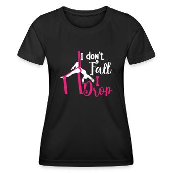 Air winner. Air silk - Women's Functional T-Shirt - black - Front - AI Model Female 172 light (172cm)