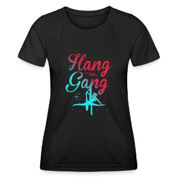 Air winner. Air silk - Women's Functional T-Shirt - black - Front - AI Model Female 172 light (172cm)