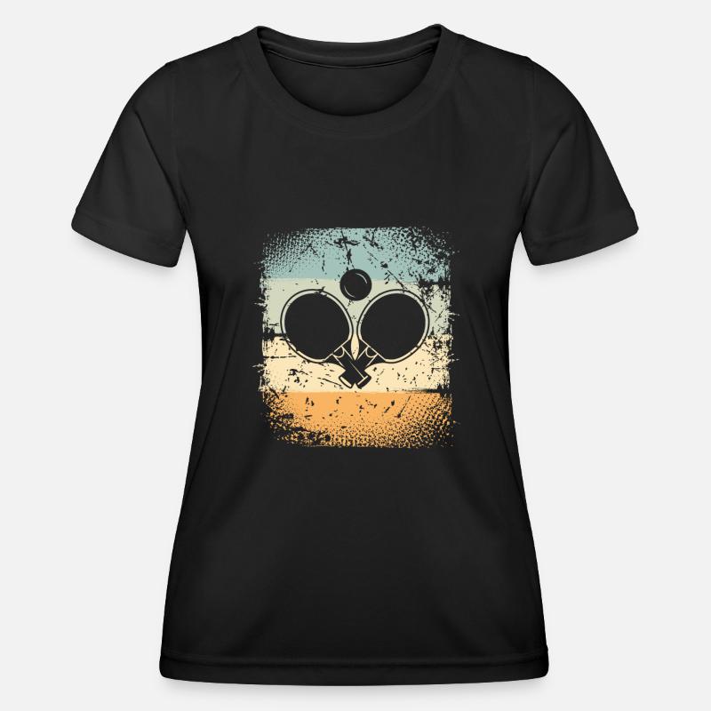 Table tennis - Women's Functional T-Shirt - black