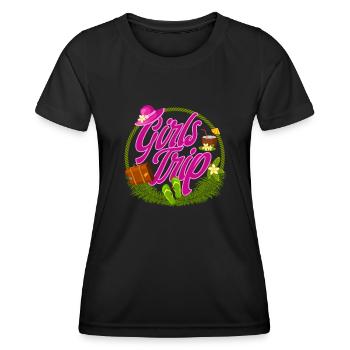 Girls Trip Beste Freundinnen Freundin - Frauen Funktions-T-Shirt - Schwarz - Vorne - AI Model Female 172 light (172cm)