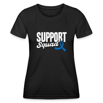 Support Squad - Women's Functional T-Shirt - black - Front - AI Model Female 172 light (172cm)