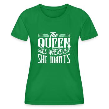 Schach, Schachspieler, Schachzitat - Frauen Funktions-T-Shirt - Kelly Green - Vorne - AI Model Female 172 dark (172cm)