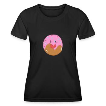 Bonbons Kawaii - T-shirt sport Femme - noir - Devant - AI Model Female 172 light (172cm)