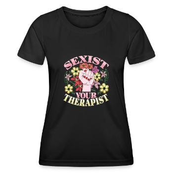 Feminismus Emanzipation Feministin - Frauen Funktions-T-Shirt - Schwarz - Vorne - AI Model Female 172 light (172cm)