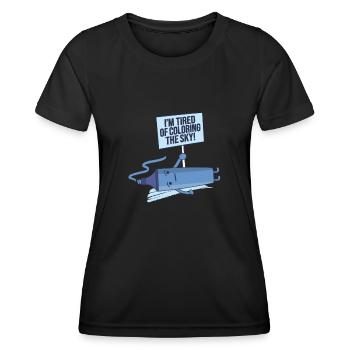 Marker Stift Farbtheorie - Frauen Funktions-T-Shirt - Schwarz - Vorne - AI Model Female 172 light (172cm)