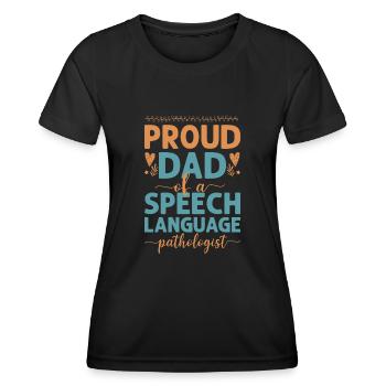 Speech Therapist Therapy Assistant - Frauen Funktions-T-Shirt - Schwarz - Vorne - AI Model Female 172 light (172cm)