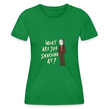 Drummsticks Caisse claire - T-shirt sport Femme - vert - Devant - AI Model Female 172 dark (172cm)