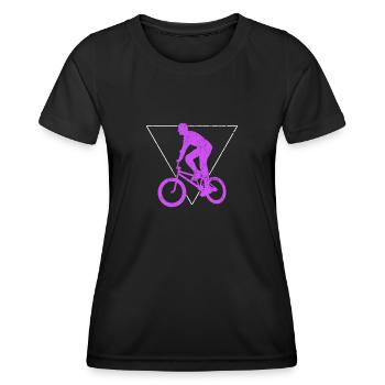 BMX Logo - T-shirt sport Femme - noir - Devant - AI Model Female 172 light (172cm)
