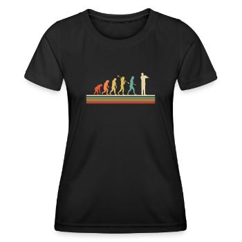 Clarinette Clarinettiste Clarinettiste - T-shirt sport Femme - noir - Devant - AI Model Female 172 light (172cm)