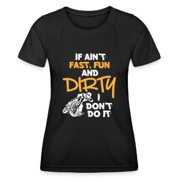 Civil Engineer, Civil Engineering - Women's Functional T-Shirt - black - Front - AI Model Female 172 light (172cm)