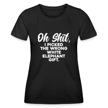 Funny sayings - Women's Functional T-Shirt - black - Front - AI Model Female 172 light (172cm)