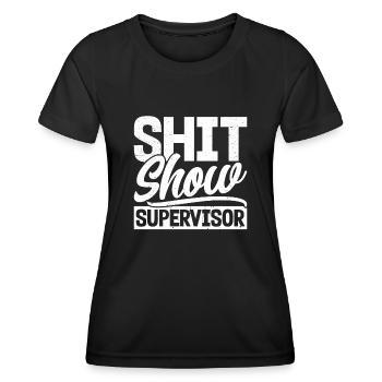 Funny sayings - Women's Functional T-Shirt - black - Front - AI Model Female 172 light (172cm)