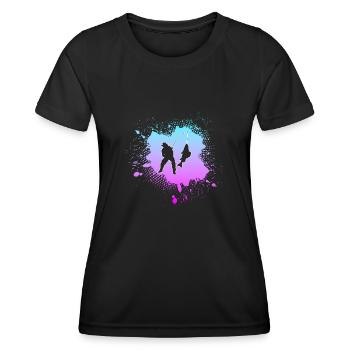 Angling - Women's Functional T-Shirt - black - Front - AI Model Female 172 light (172cm)