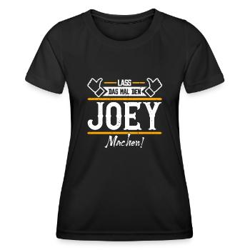 Joey Geschenkidee Geschenk Geburtstag - Frauen Funktions-T-Shirt - Schwarz - Vorne - AI Model Female 172 light (172cm)