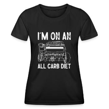 Mécanicien automobile, mécanicien, mécanicien automobile - T-shirt sport Femme - noir - Devant - AI Model Female 172 light (172cm)